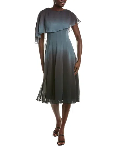Maison Tara Capelet Midi Dress In Black
