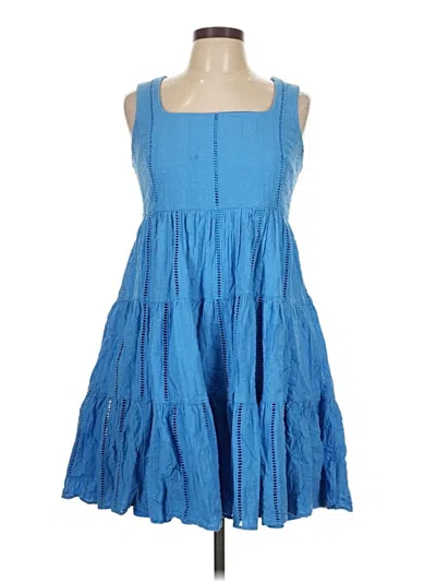 Pre-owned Maison Tara Casual Dress In Blue