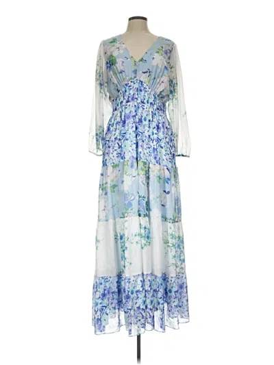 Maison Tara Casual Dress In Blue