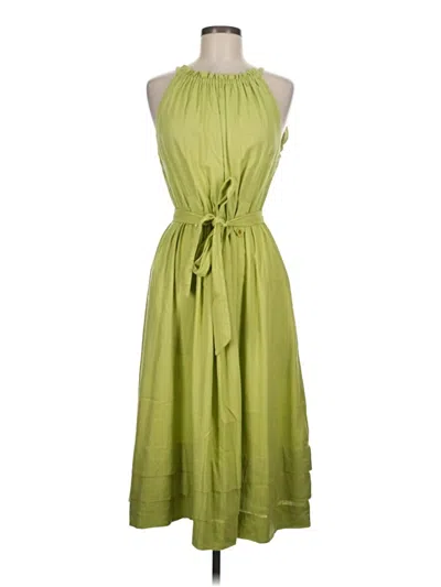 Pre-owned Maison Tara Casual Dress In Green