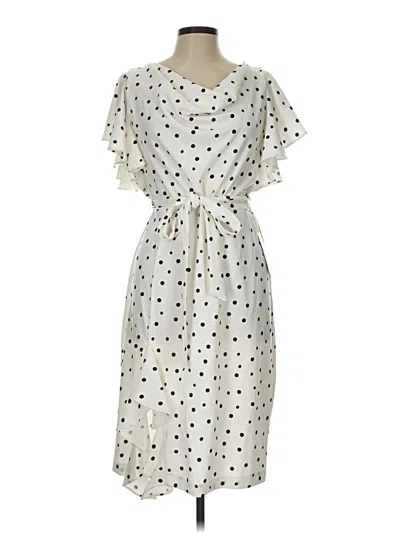 Pre-owned Maison Tara Casual Dress In White