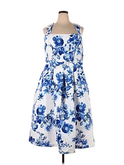 Maison Tara Cocktail Dress In Blue