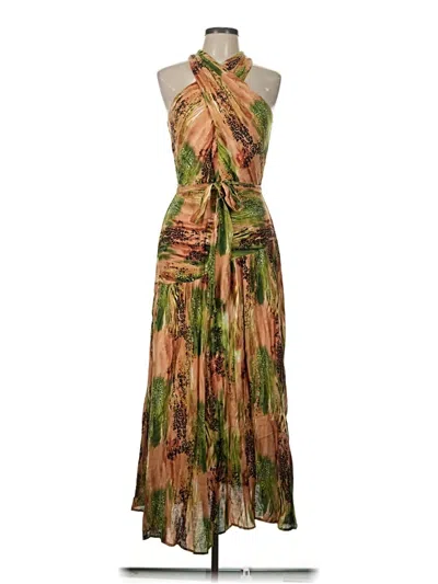 Pre-owned Maison Tara Cocktail Dress In Brown
