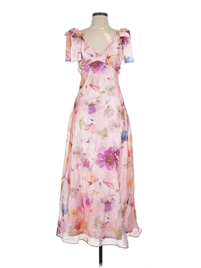 Pre-owned Maison Tara Cocktail Dress In Pink