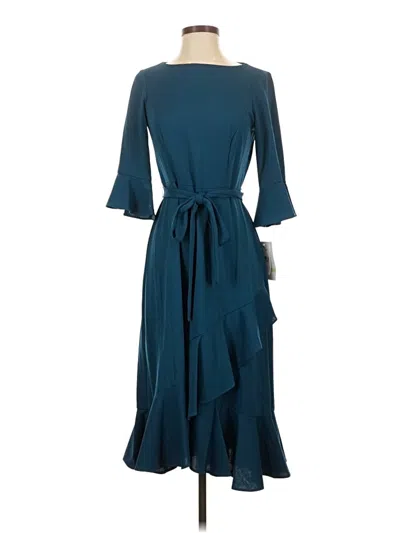 Maison Tara Cocktail Dress In Teal