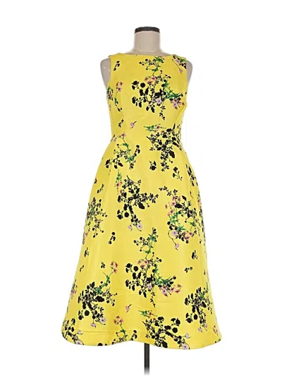 Pre-owned Maison Tara Cocktail Dress In Yellow