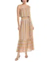 Maison Tara Crochet Maxi Dress In White