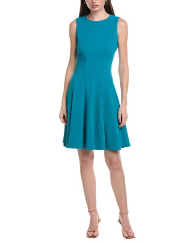 Maison Tara Elisa Crepe Mini Dress In Green