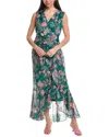 Maison Tara Loreal Maxi Dress In Green