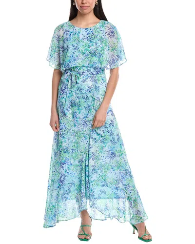 Maison Tara Maxi Dress In Blue