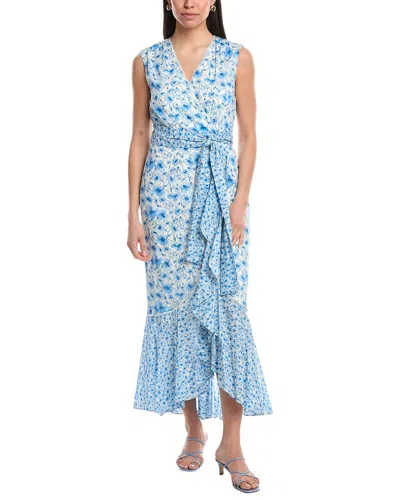 Maison Tara Maxi Dress In Blue