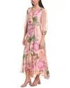 Maison Tara Maxi Dress In Pink