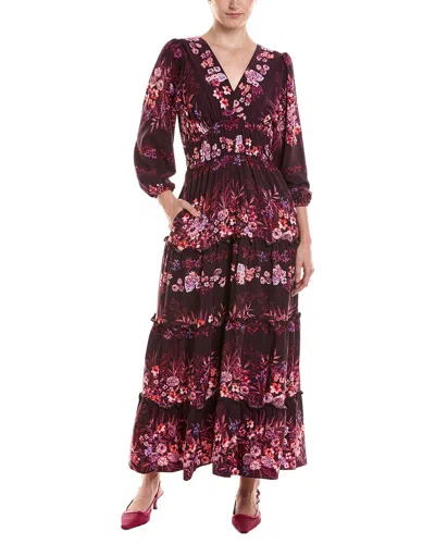 Maison Tara Maxi Dress In Multi