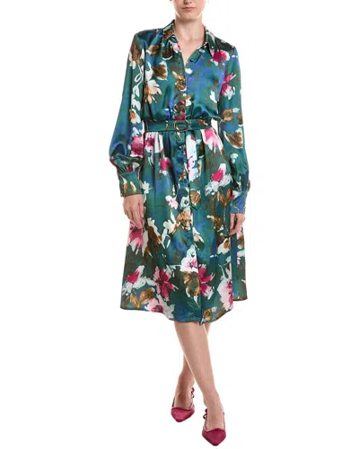 Maison Tara Midi Dress In Multi