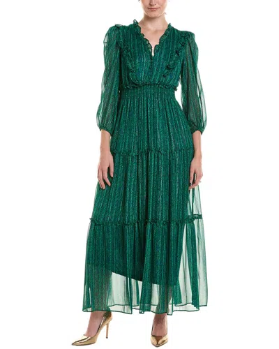 Maison Tara Midi Dress In Green