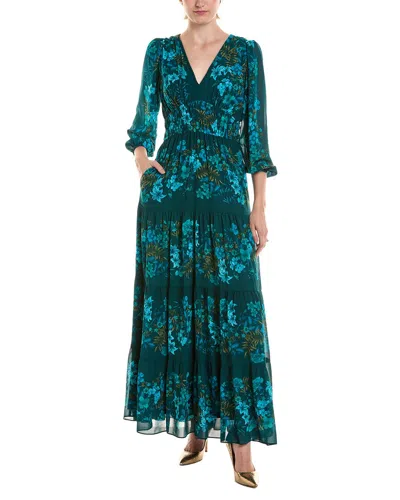 Maison Tara Midi Dress In Green