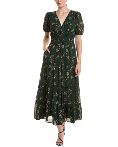Maison Tara Midi Dress In Green