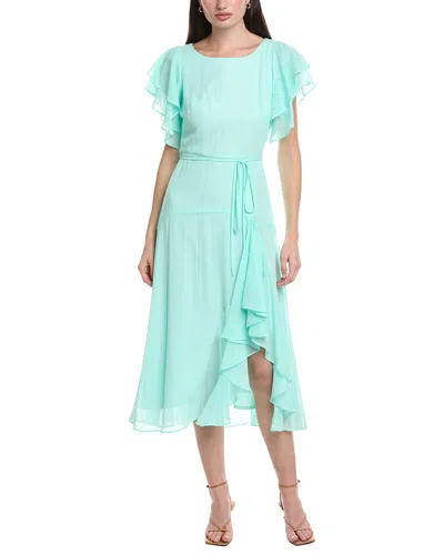 Maison Tara Midi Dress In Blue