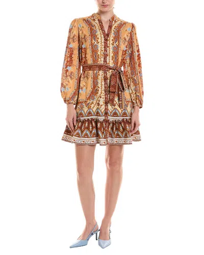 Maison Tara Mini Dress In Multi