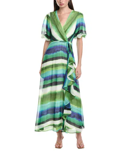 Maison Tara Printed Serena Maxi Dress In Multi