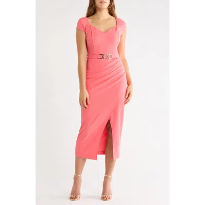 Maison Tara Savanah Crepe Maxi Dress In Pink