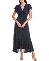 Maison Tara Serena Maxi Dress In Blue