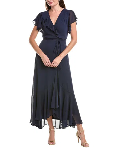 Maison Tara Serena Maxi Dress In Blue