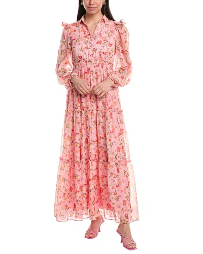 Maison Tara Serena Maxi Dress In Pink