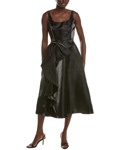 Maison Tara Sleeveless Midi Dress In Black