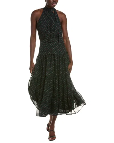 Maison Tara Sleeveless Midi Dress In Black