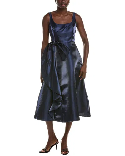 Maison Tara Sleeveless Midi Dress In Blue