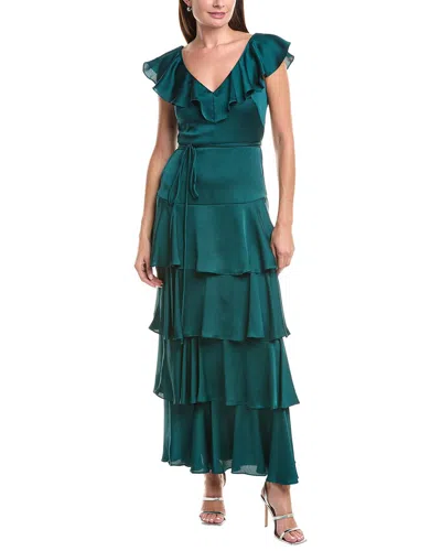 MAISON TARA SOLID CAMILLA MAXI DRESS