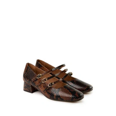 Maison Toufet Babies Ambre En Cuir Verni In Multi