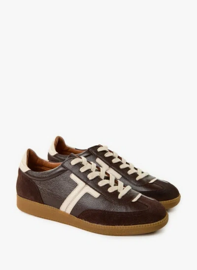 Maison Toufet Baskets Solveig En Cuir In Brown