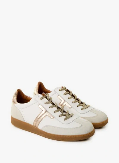 Maison Toufet Baskets Solveig En Cuir In White