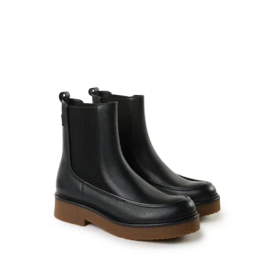 Maison Toufet Bottines Cassie En Cuir In Black