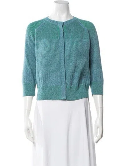 Pre-owned Maison Ullens Crew Neck Sweater In Blue