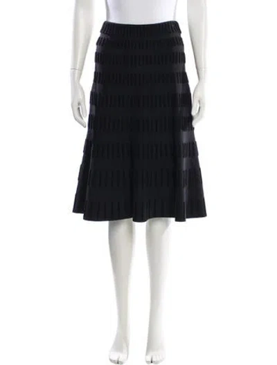 Pre-owned Maison Ullens Knee-length Skirt In Black