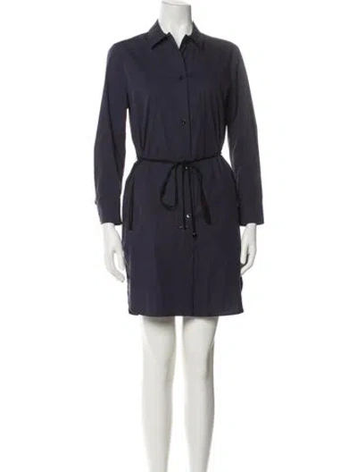 Pre-owned Maison Ullens Mini Dress In Blue