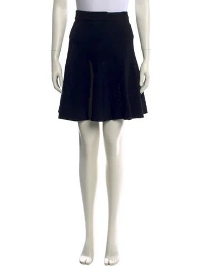 Pre-owned Maison Ullens Mini Skirt In Black