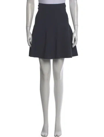Pre-owned Maison Ullens Mini Skirt In Gray