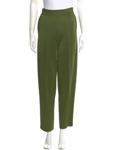 Pre-owned Maison Ullens Straight Leg Pants In Green