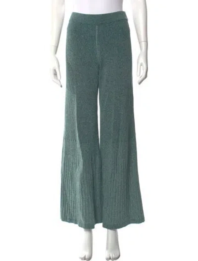 Pre-owned Maison Ullens Wide Leg Pants In Green