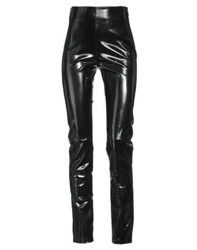 Maison Ullens Woman Pants Black Size 6 Calfskin