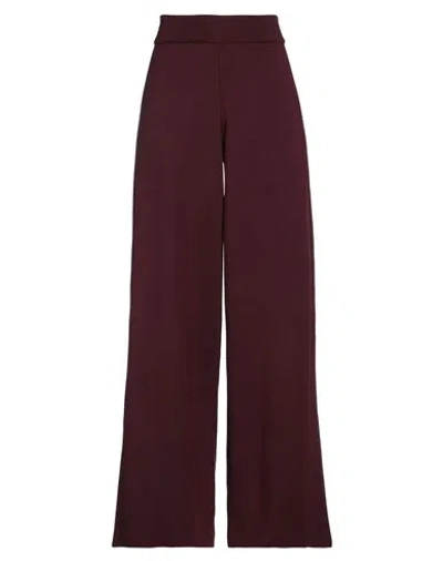 Maison Ullens Woman Pants Garnet Size S Cashmere, Silk, Polyamide, Lycra In Red