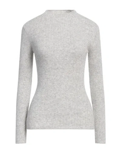 Maison Ullens Woman Sweater Light Grey Size M Cashmere, Silk
