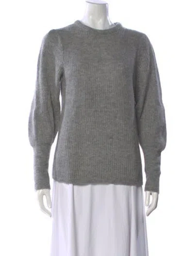 Pre-owned Maison Ullens Wool Crew Neck Sweater In Gray