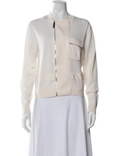 Pre-owned Maison Ullens Wool Crew Neck Sweater In Neutrals