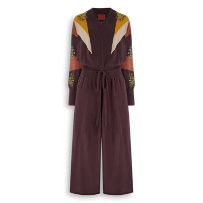Maison Wanda Women's Starburst Jumpsuit In Yellow