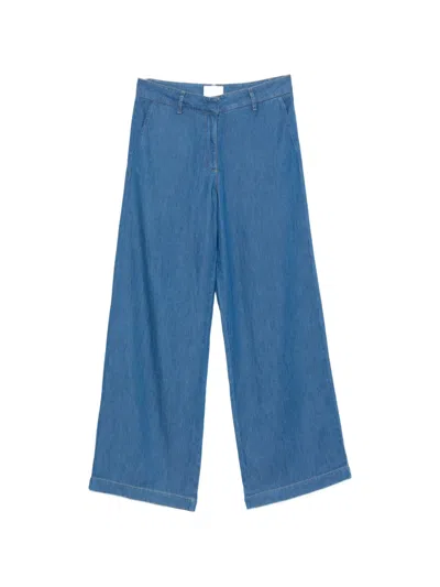 Maison123 Adele Wide-leg Jeans In Blue